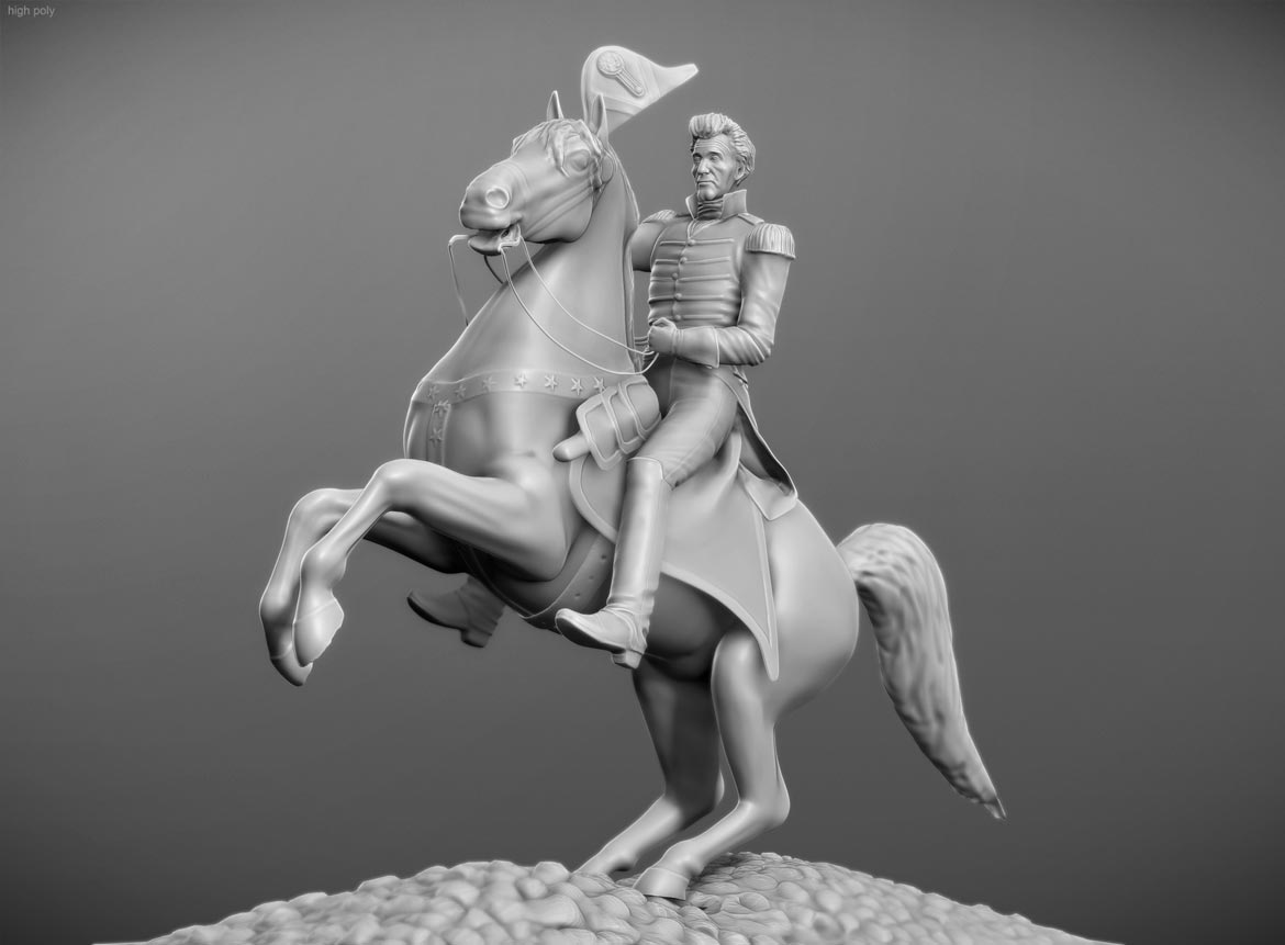 Statue 3d model